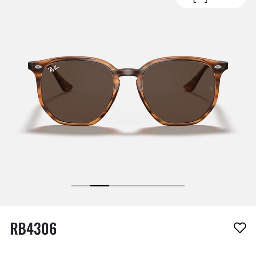 Ray-ban mens or women’s sunglasses style RB4306 in dark brown